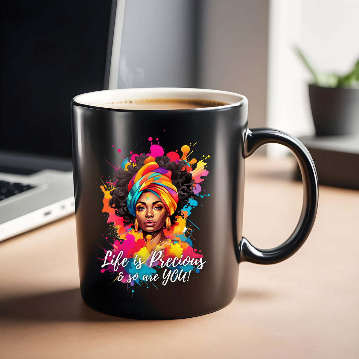 Neon Girl Mug