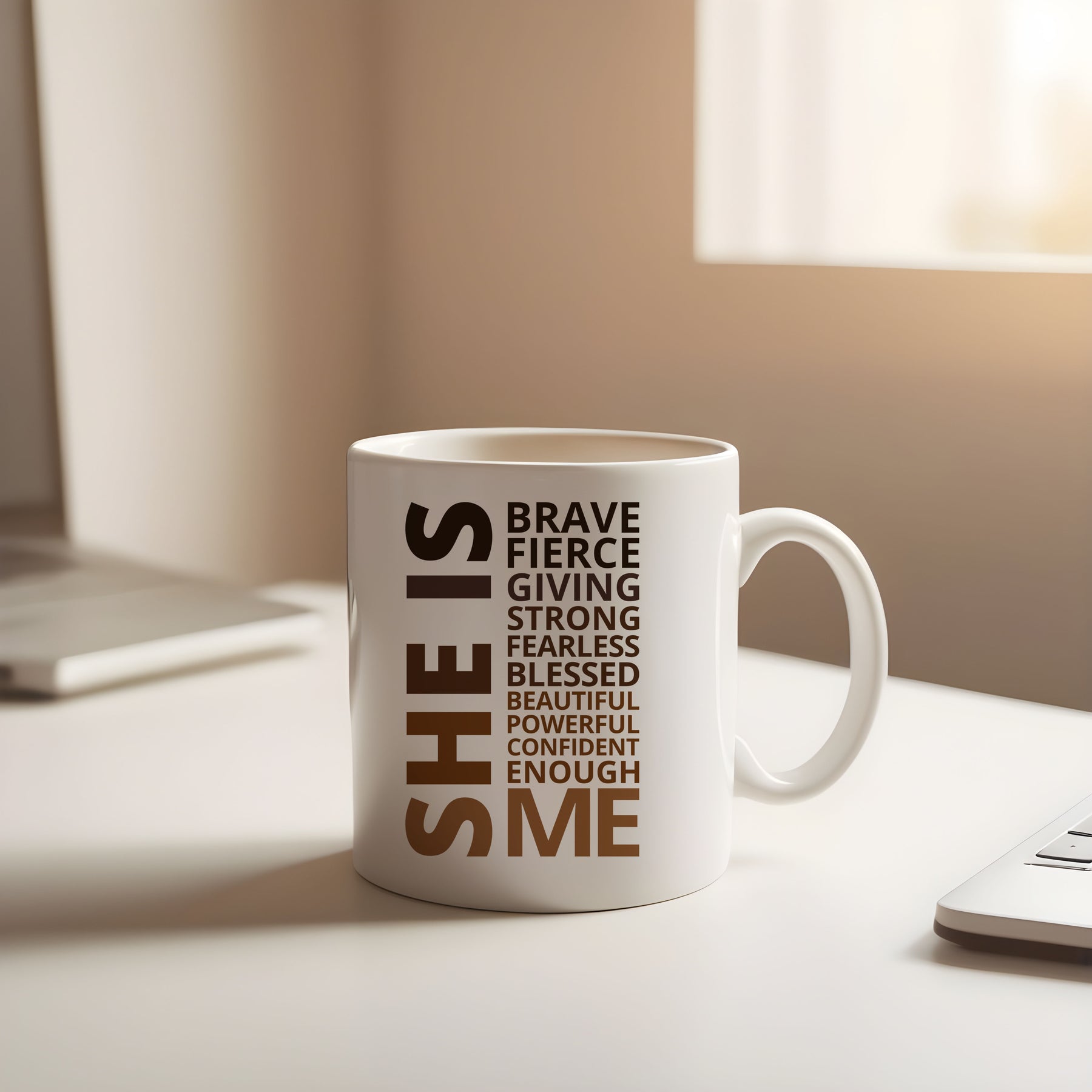 She Is Brave Mug